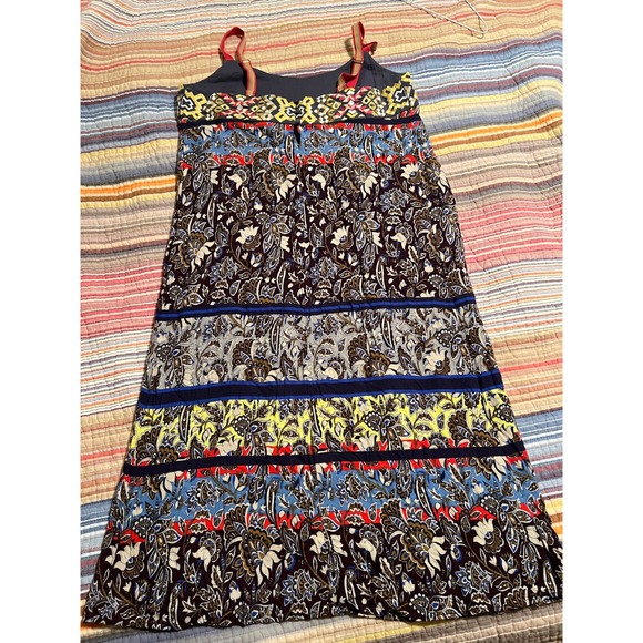 Anthroplogie Cosima One September Colorful Print Sleeveless Sundress Boho Casual - Picture 2 of 5